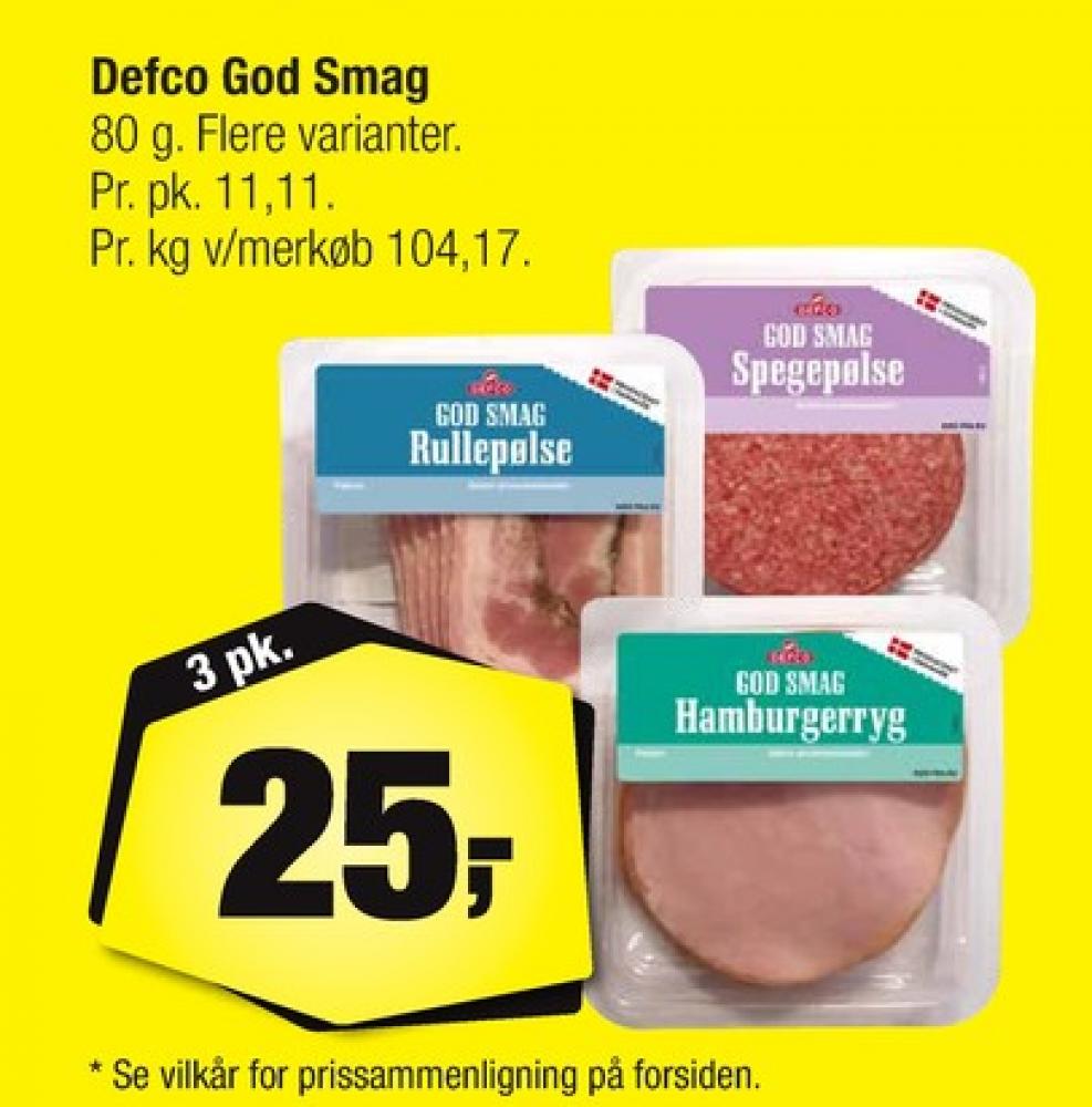 Defco, Spegepølse