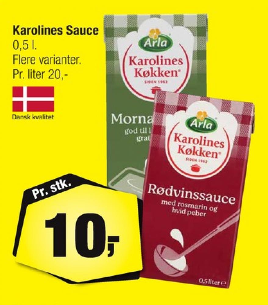 Karolines, Mornaysauce