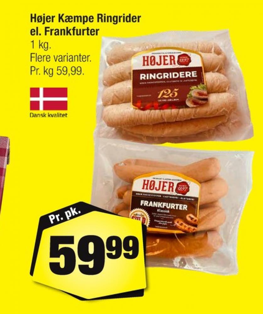 Højer Pølser, Frankfurter