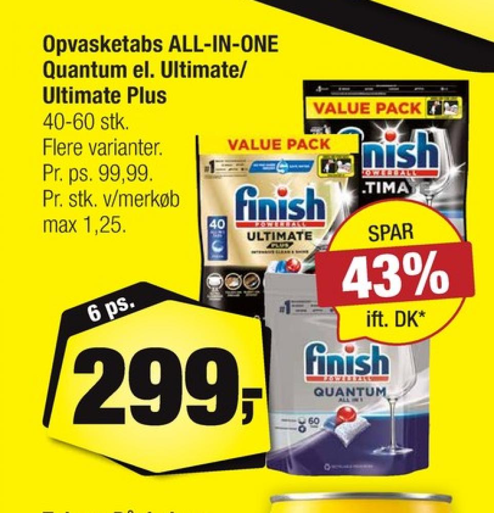 Finish, Maskinopvask-tabs