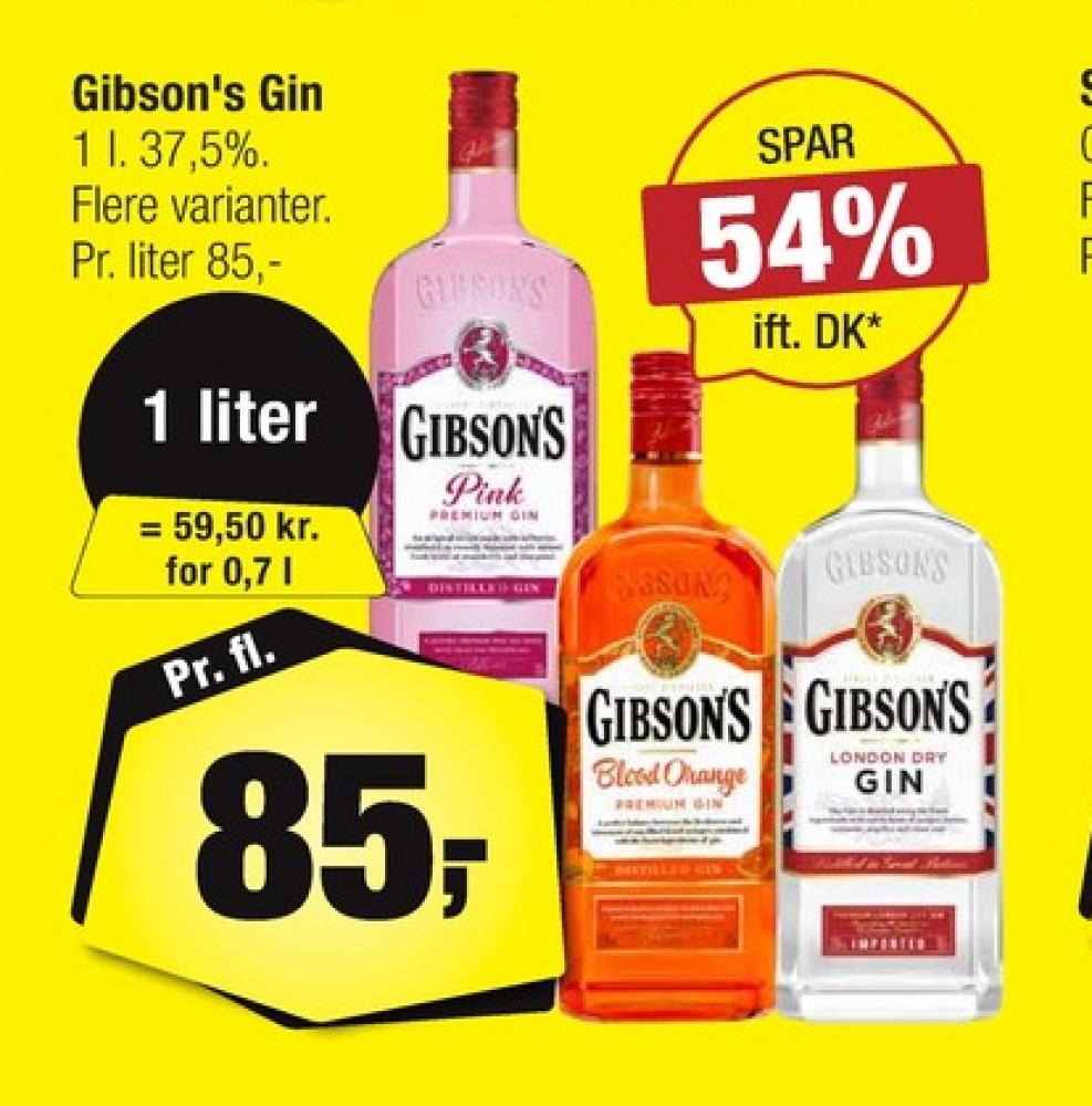 Gibson's London Dry, Gin