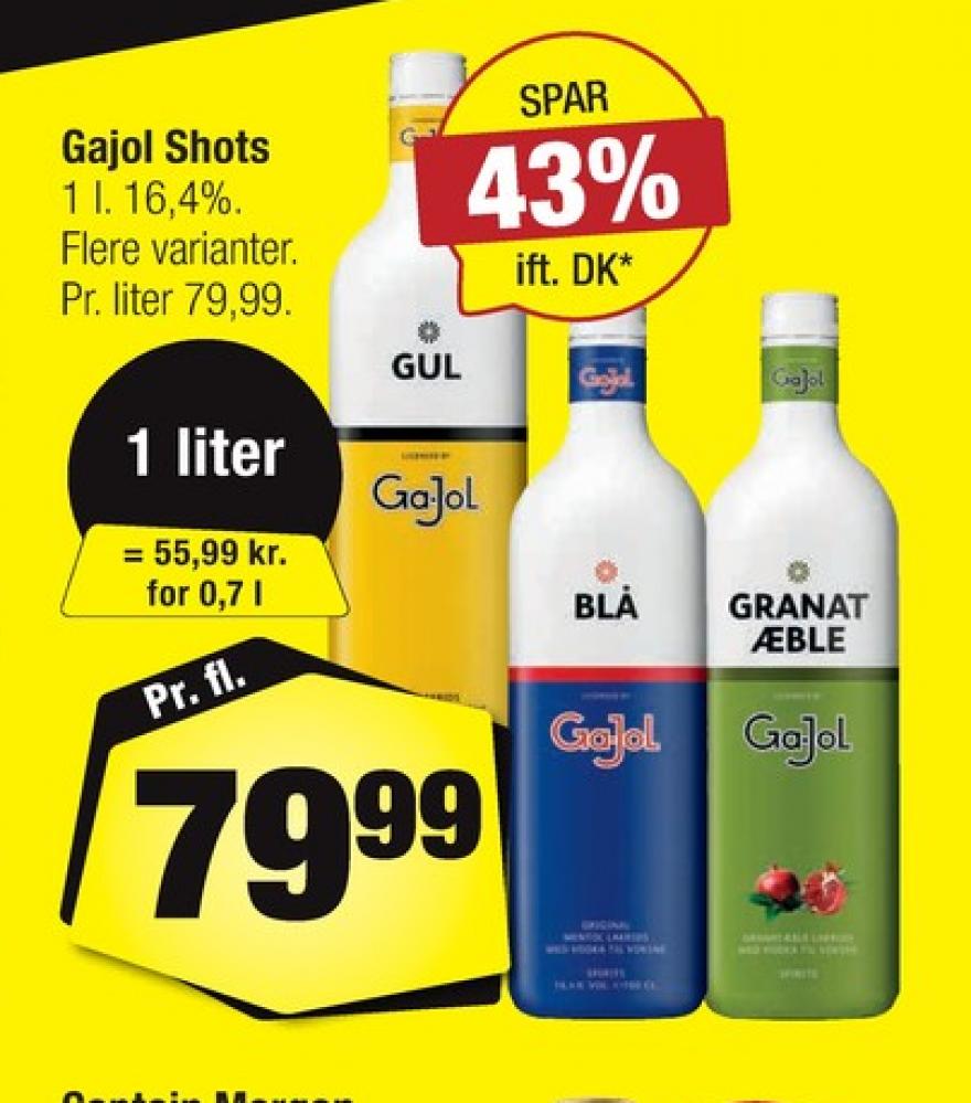 Ga-Jol Granatæble, Shots