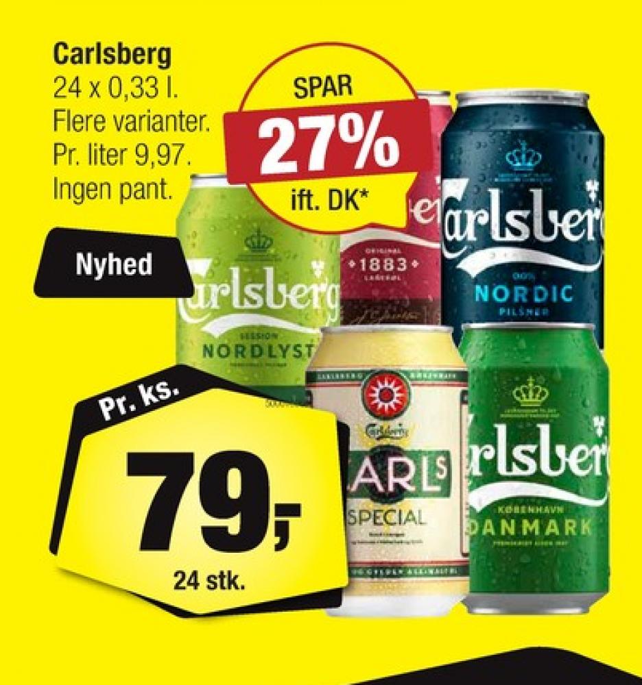 Carlsberg Carls Special, Øl 24 pk.