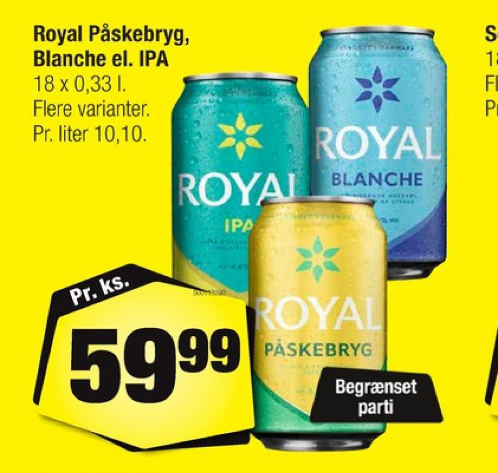Royal Blanche, Øl 18 pk.