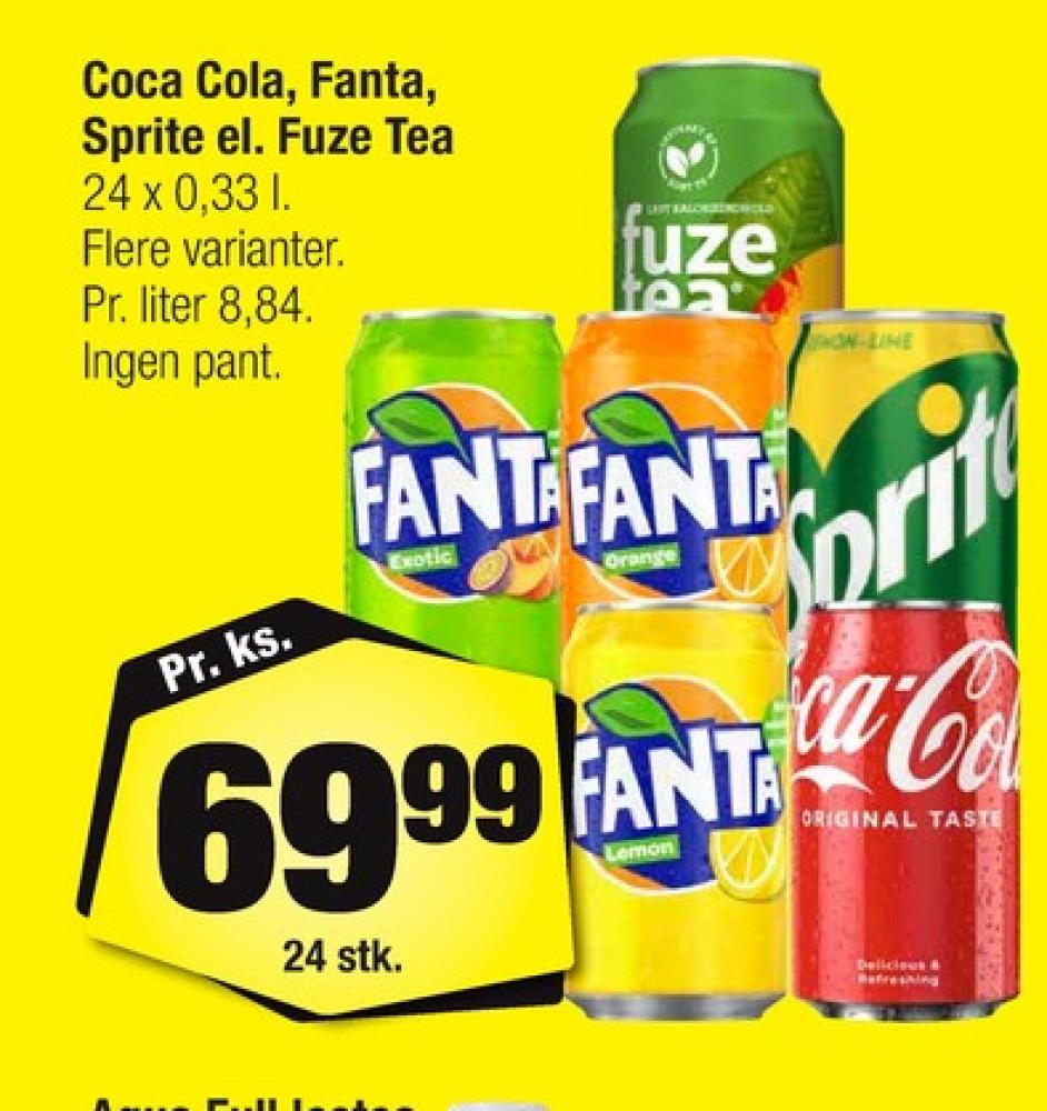 Sprite, Sportssodavand 24 pk.