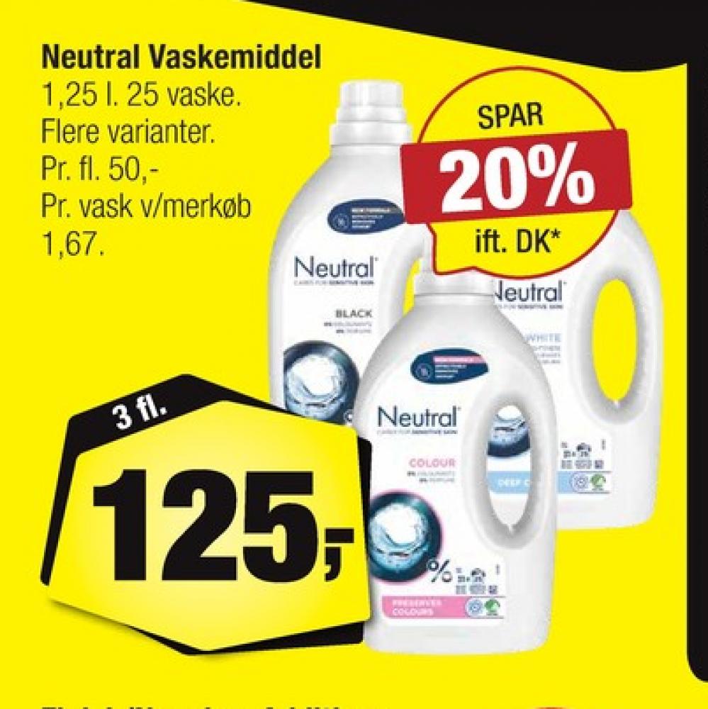 Neutral, Vaskemiddel-flydende