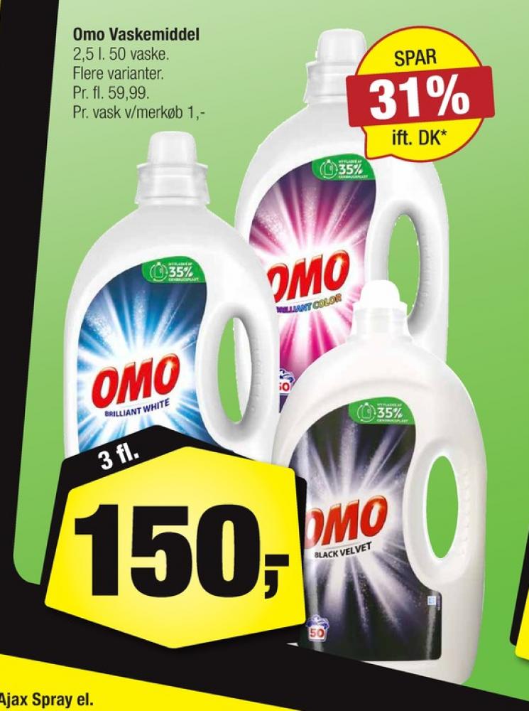 Omo, Vaskemiddel-flydende