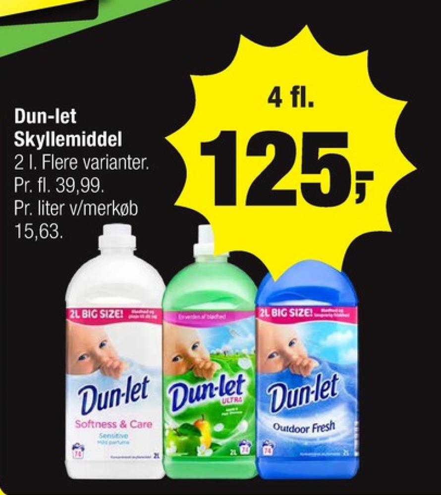 Dun-let, Skyllemiddel