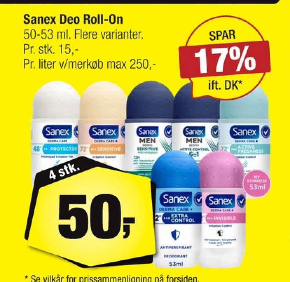 Sanex, Deo Roll-on