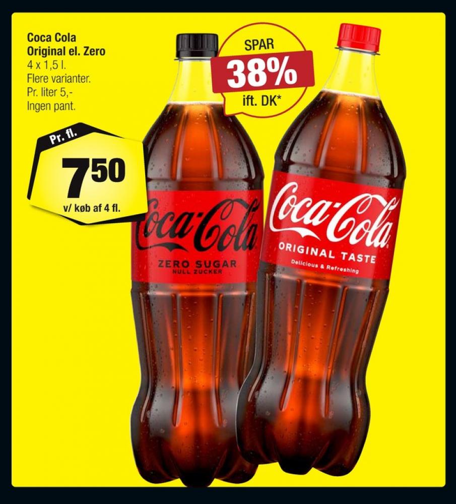 Coca Cola Zero, Cola 4 pk.