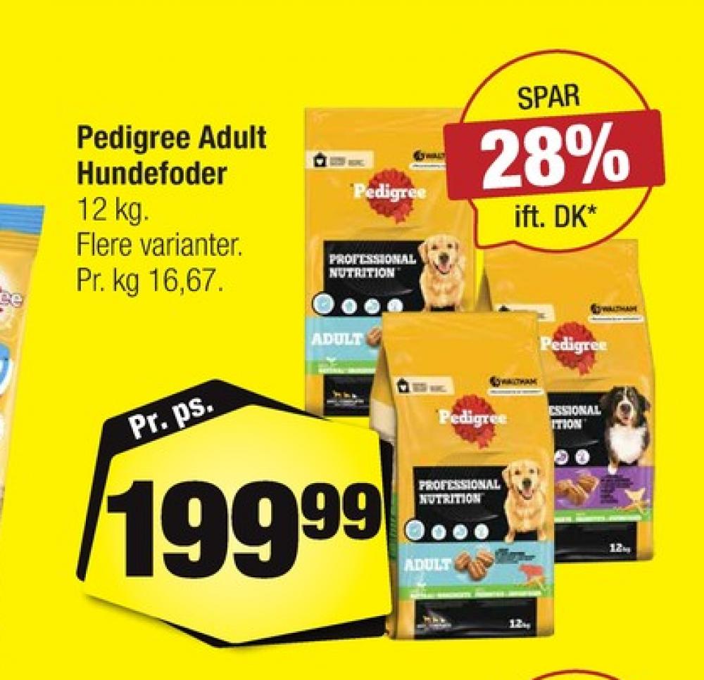 Pedigree, Hundefoder