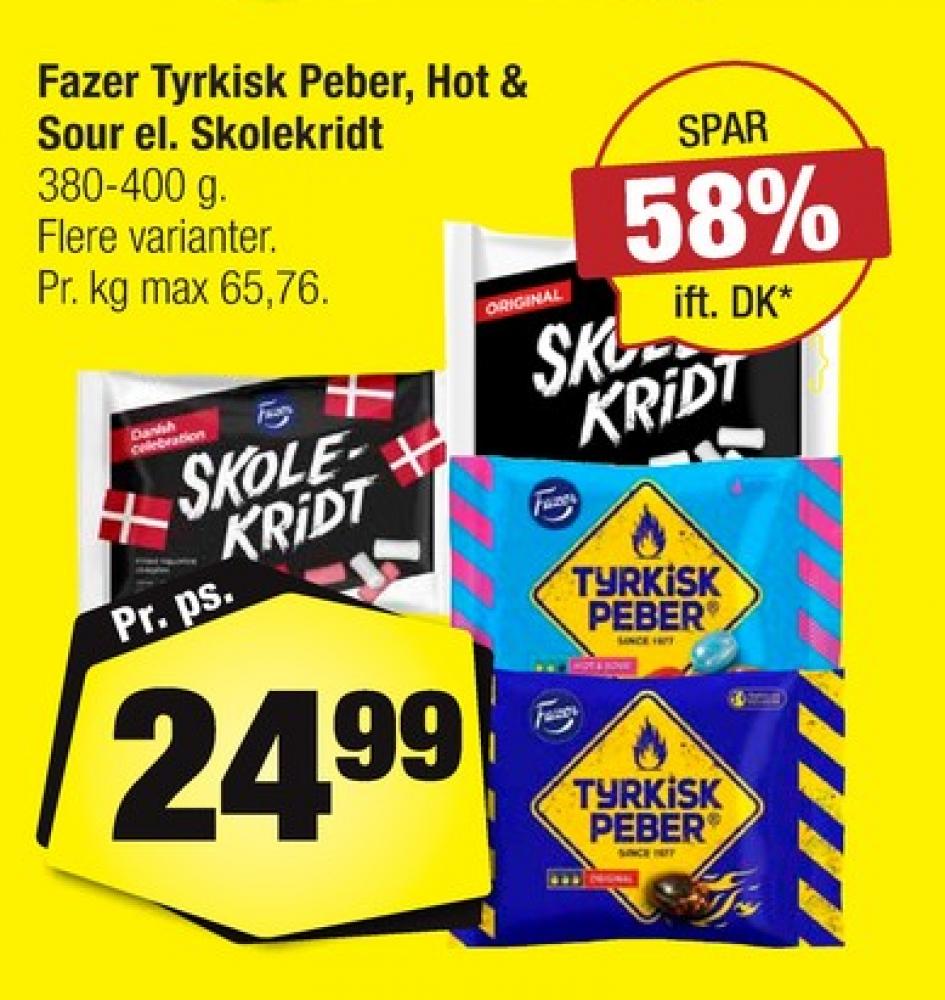 Fazer Tyrkisk Peber, Bolsjer