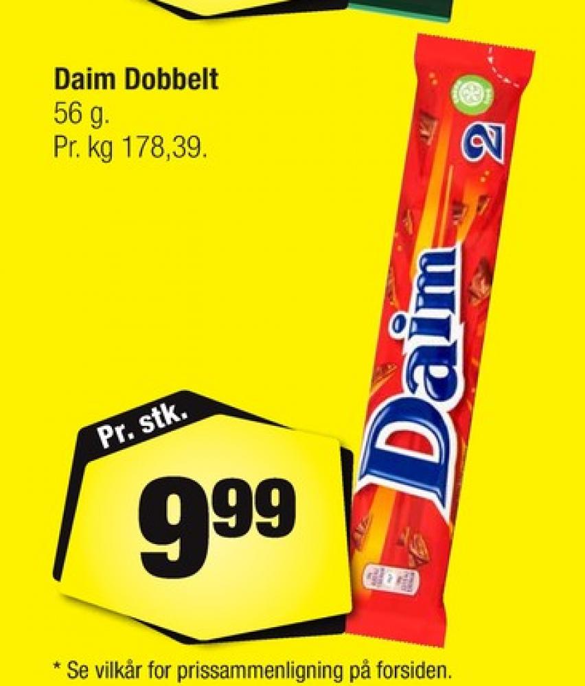 Daim, Chokoladebar