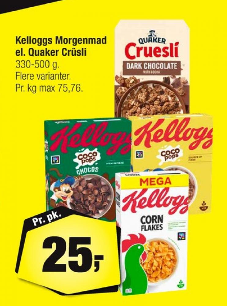 Kelloggs Coco Pops, Morgenmadsprodukt