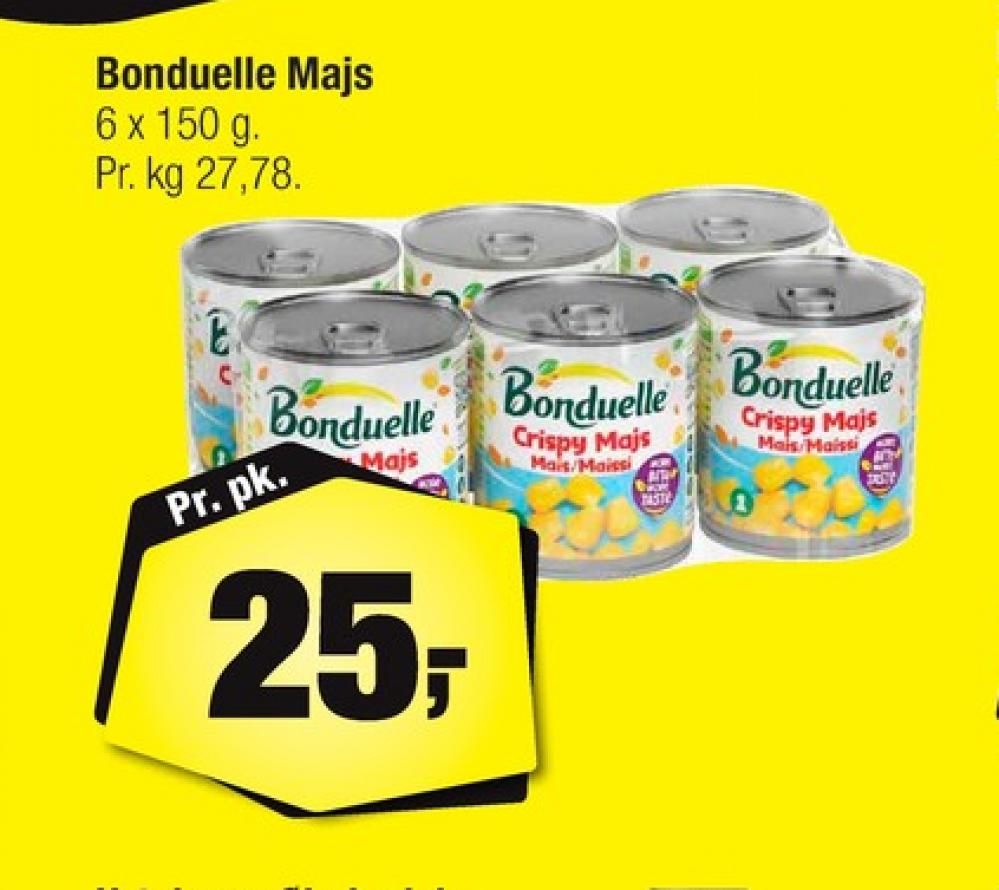 Bonduelle, Majs