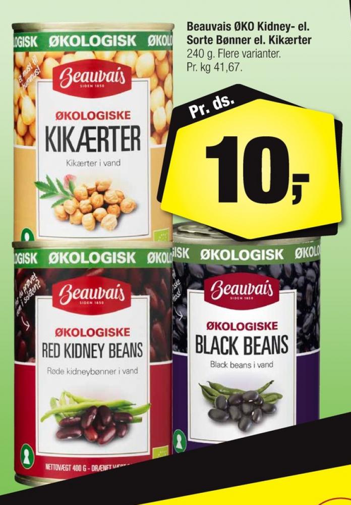 Beauvais, Kidney Bønner