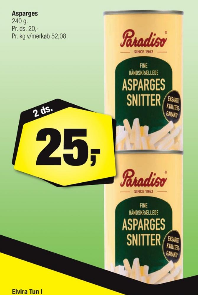 Paradiso, Asparges