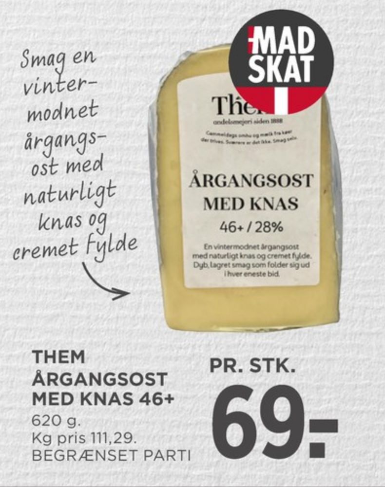 Them Ost, Årgangsost med knas 46+