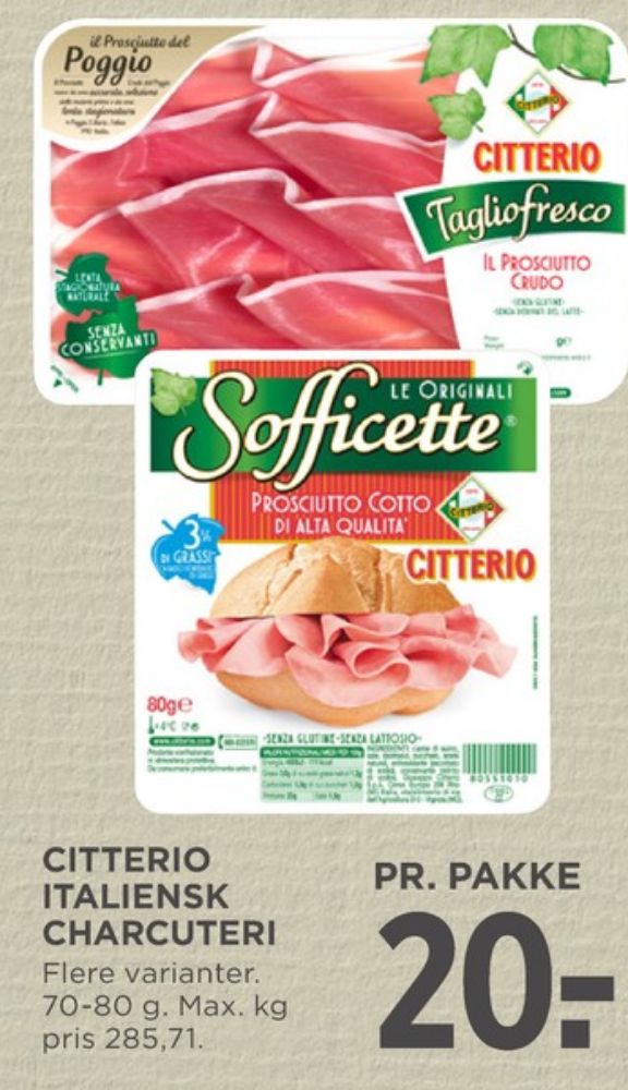 Citterio, Prosciutto Cotto