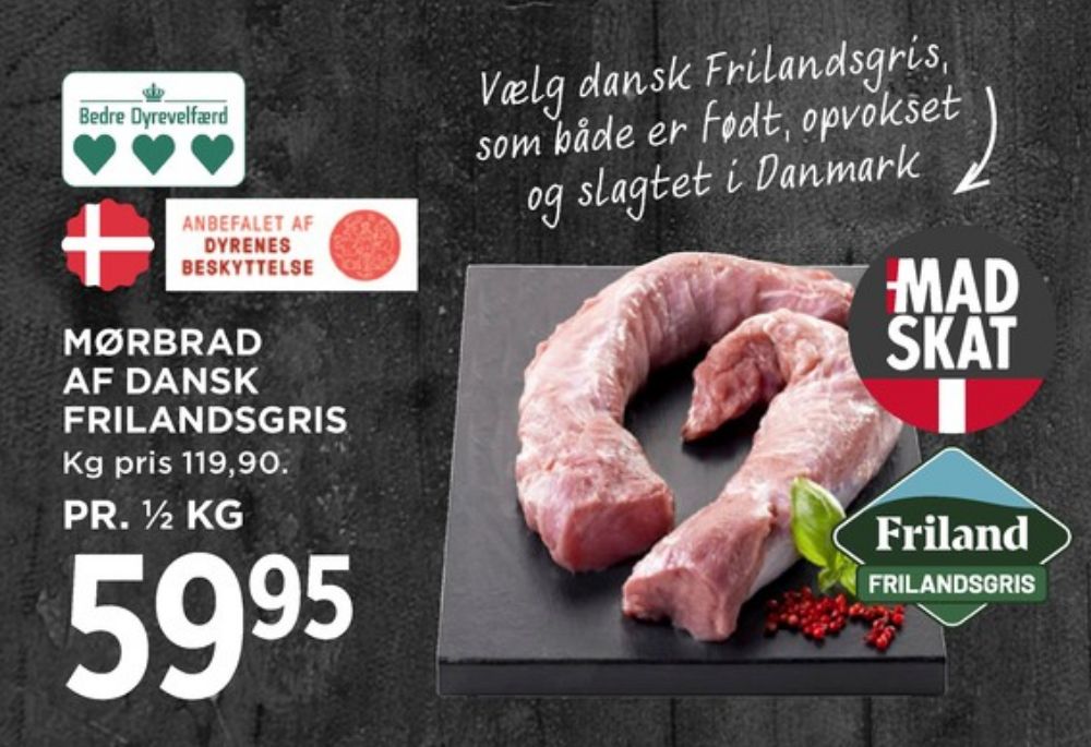 FRILAND Frilandsgris, Grisemørbrad