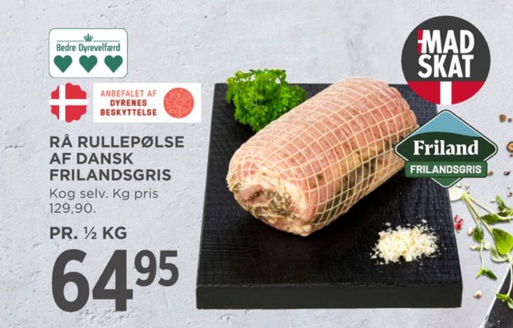 FRILAND Økologi, Rullepølse