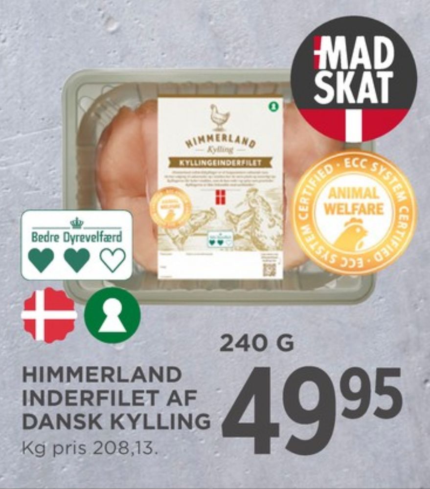 Himmerland Kylling, Kyllingeinderfileter