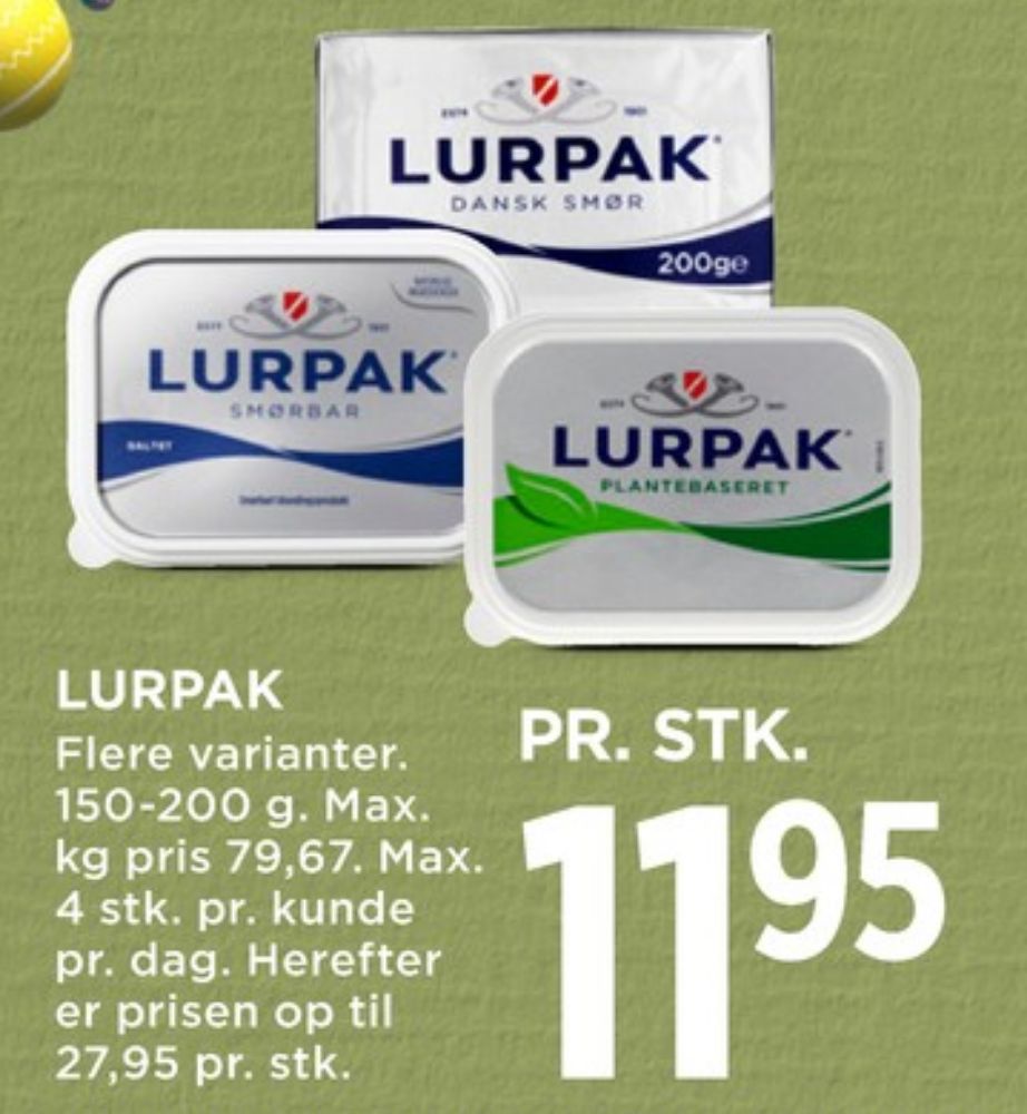 Lurpak, Smørbar