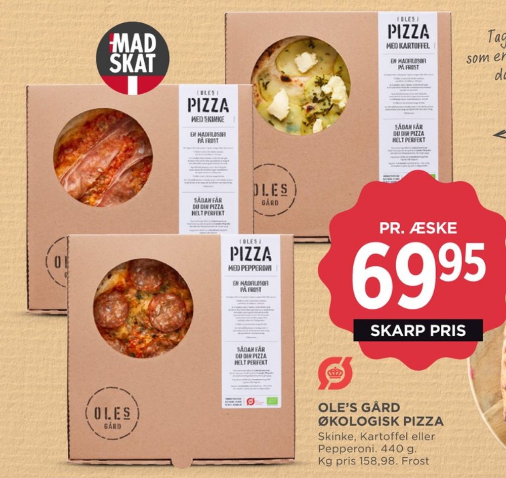 Ole's, Pizza med Kartofler