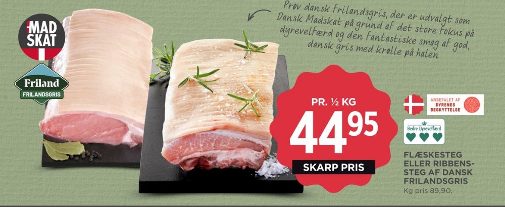 FRILAND Frilandsgris, Flæskesteg