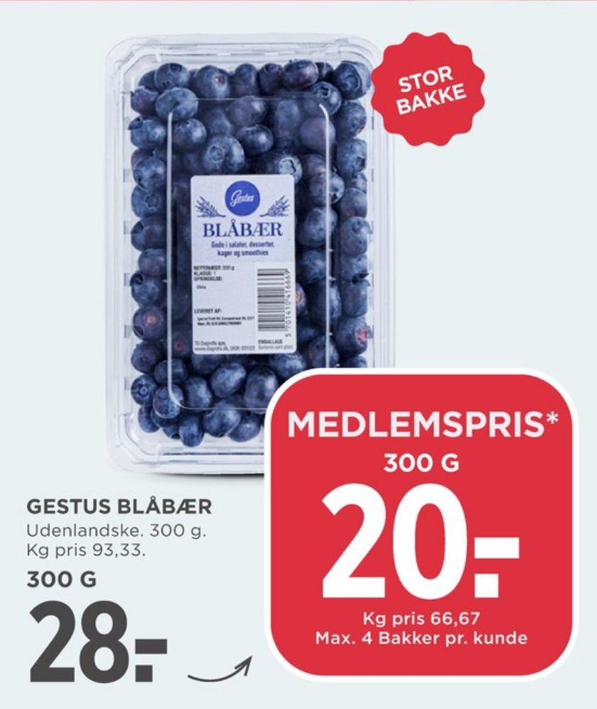 Gestus, Blåbær