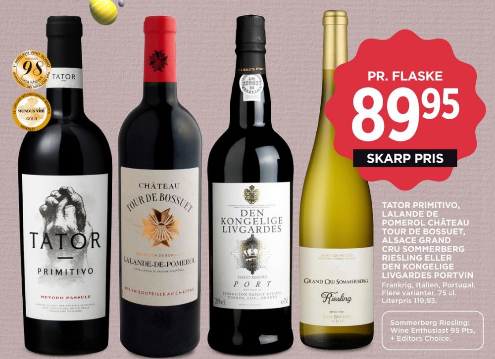 Den Kongelige Livgarde, Portvin