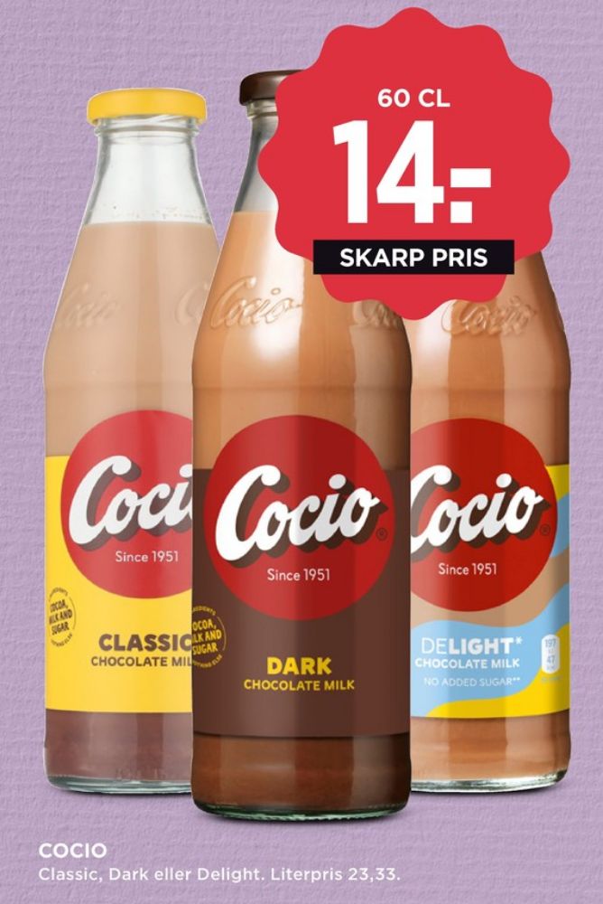 Cocio, Chokolademælk Dark