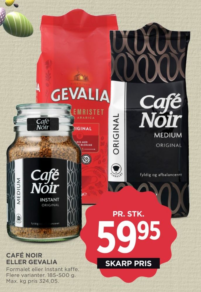 Gevalia Original, Kaffe Formalet