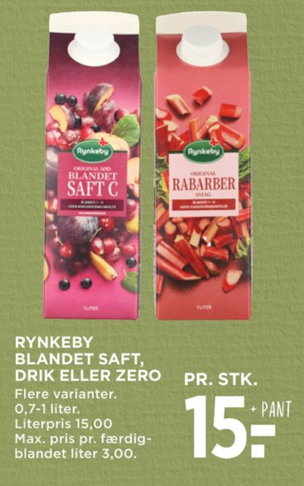 Rynkeby, Rabarber Frugtsaft 