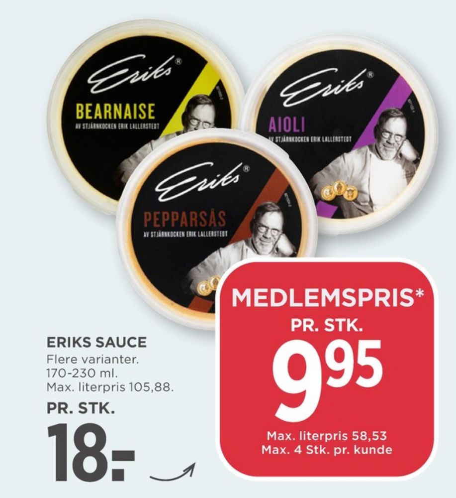 Eriks Saucer, Bearnaisesauce