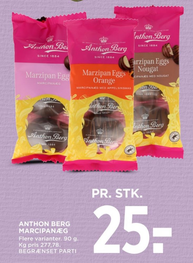 Anthon Berg, Marcipanæg