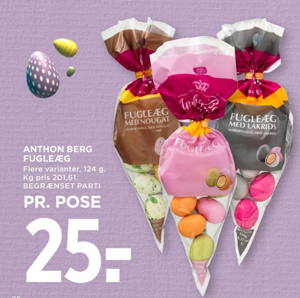 Anthon Berg Fugleæg, Marcipanæg