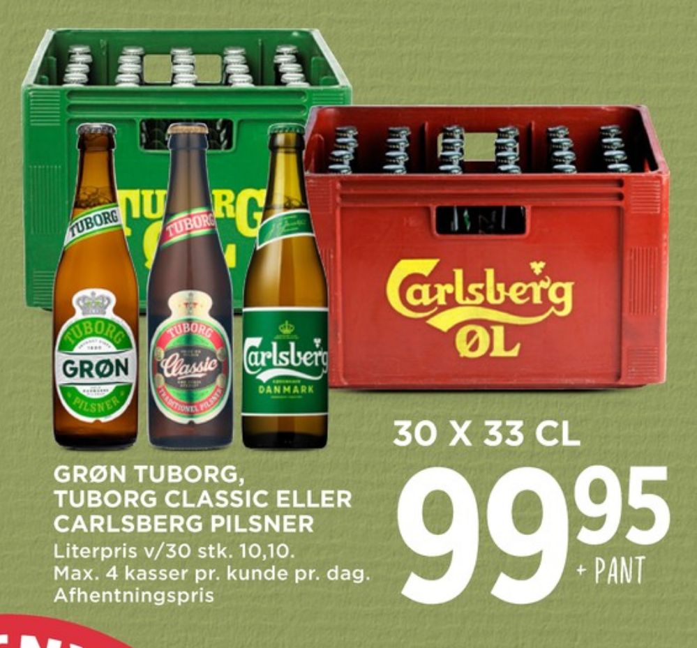 Tuborg Classic, Øl