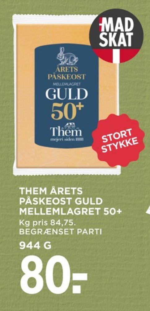 Them Ost, Skæreost Guld Årets Påskeost