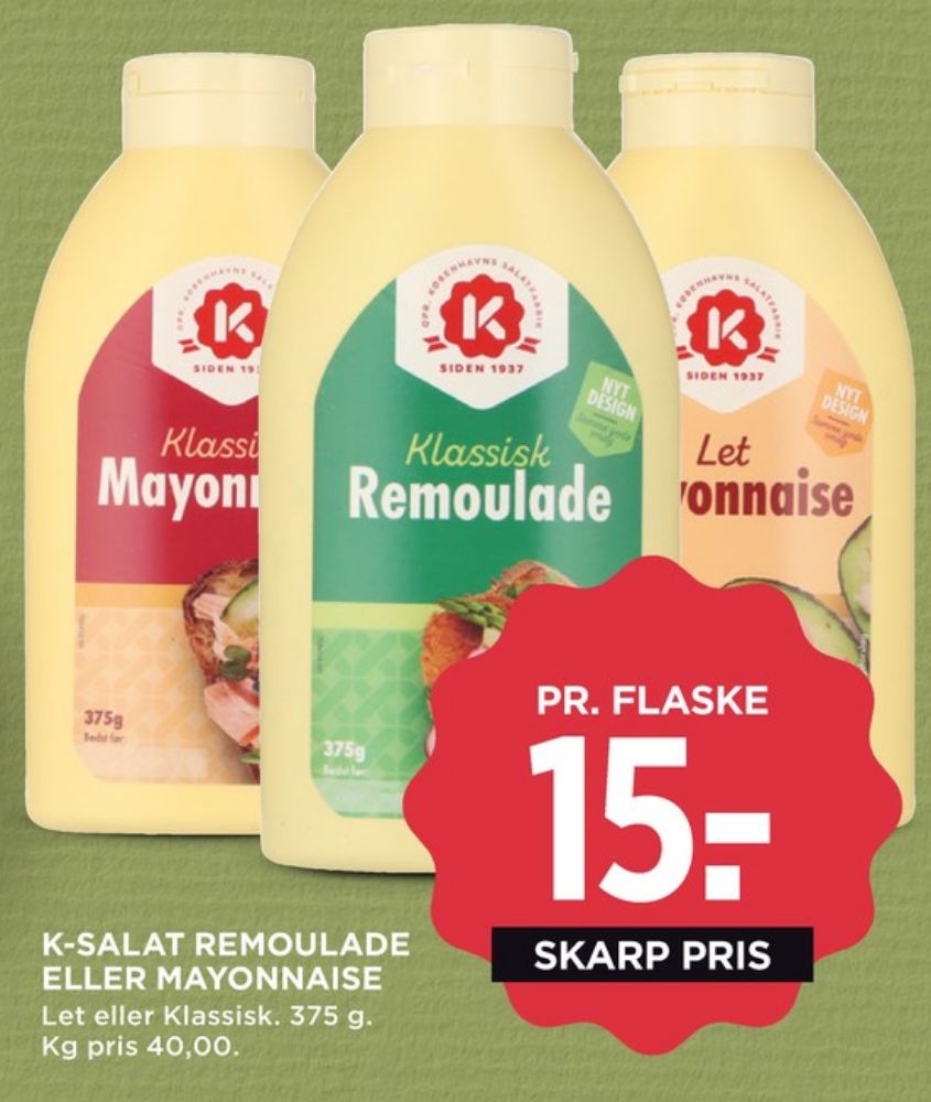 K-salat, Mayonnaise Let