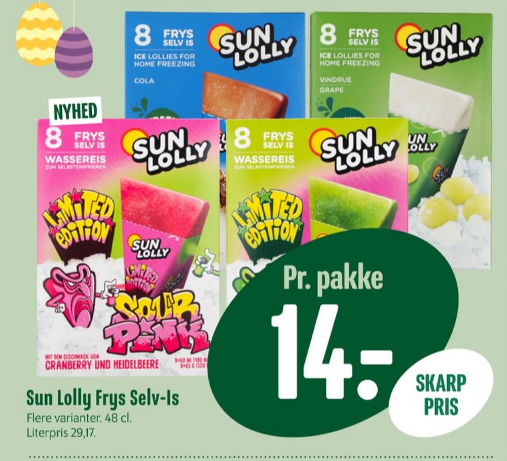 Sun Lolly, Is frys selv - Cola