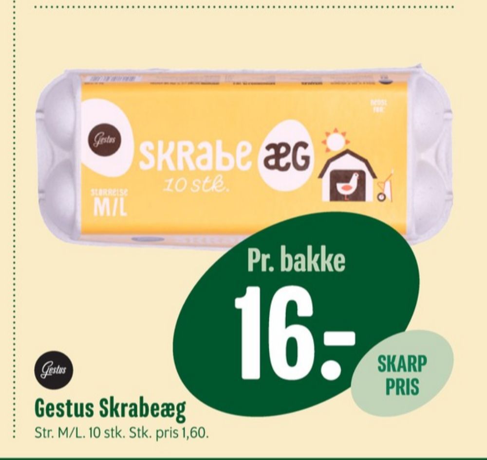 Gestus, Skrabeæg M/L