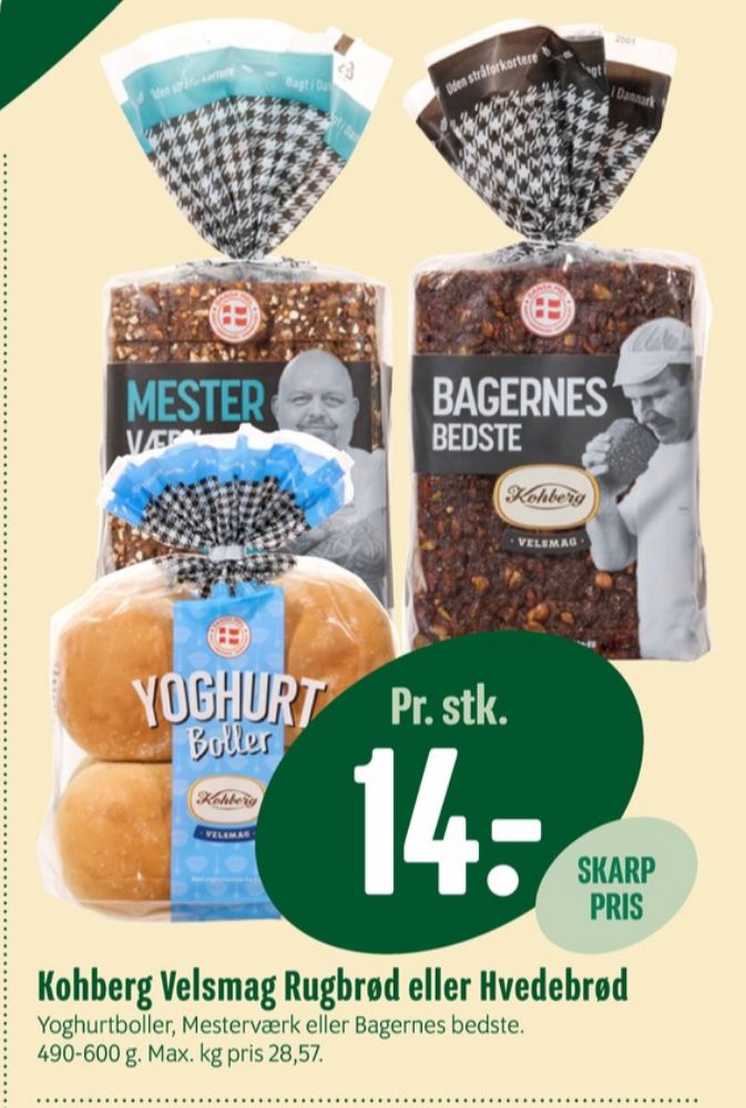 Kohberg, Yoghurtboller