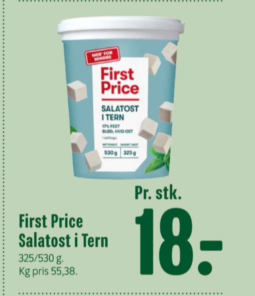 First Price, Salatost