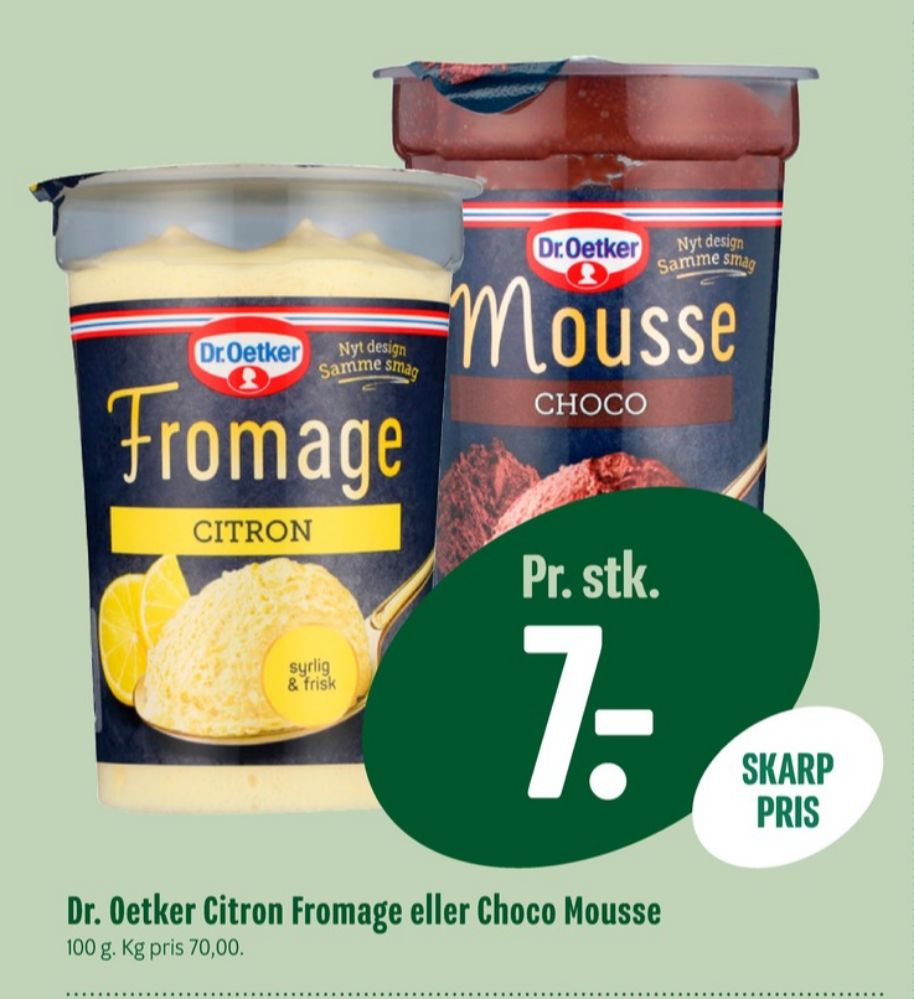 Dr Oetker, Chokolademousse