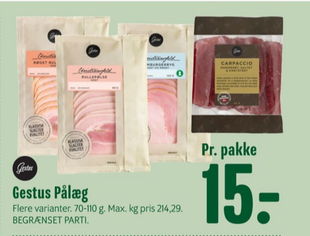 Gestus Christiansfeld, Hamburgerryg