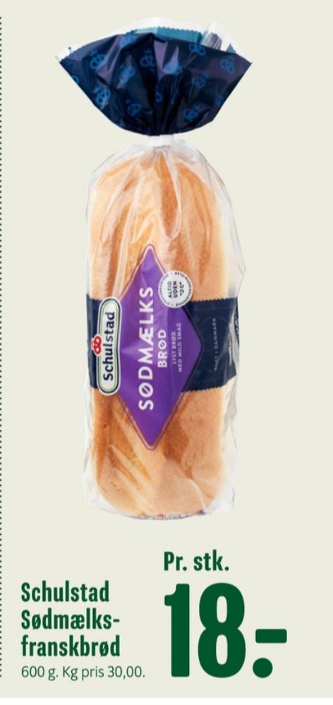 Schulstad, Sødmælksbrød