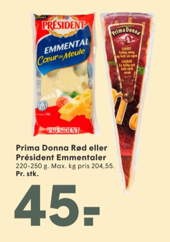 Prima Donna, Specialost Rød Lagret