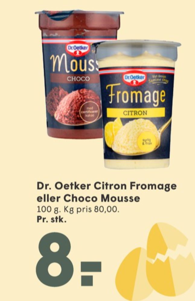 Dr Oetker, Chokolademousse