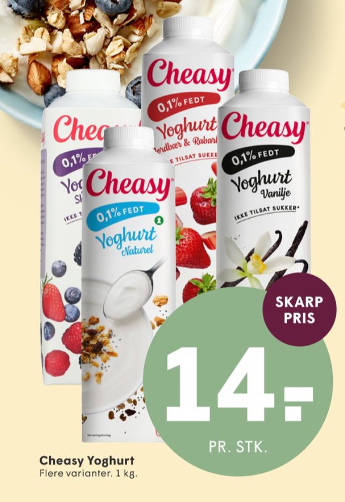 Cheasy, Naturel Yoghurt 